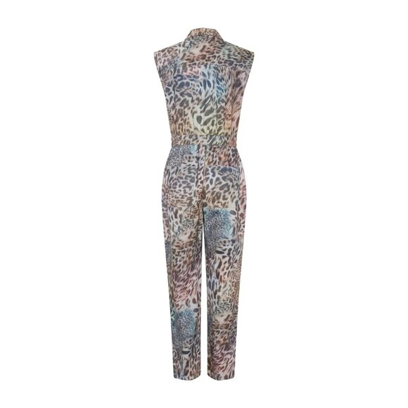 One Teaspoon leopard animal spotted print OLIVIA sleeveless jumpsuit XXS NEW - Picture 6 of 6